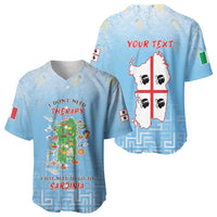 Personalized Italy Sardinia Baseball Jersey I Don't Need Therapy - Wonder Print Shop