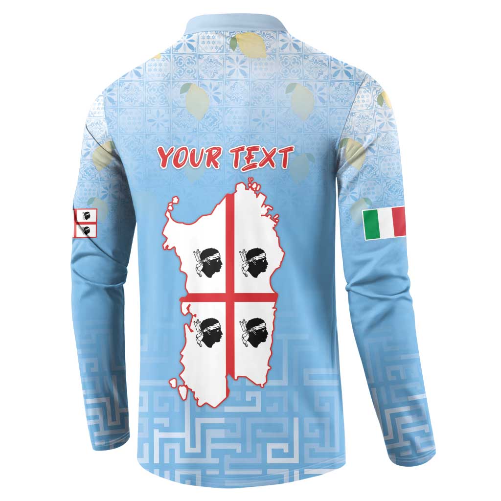 Personalized Italy Sardinia Button Sweatshirt I Don't Need Therapy - Wonder Print Shop