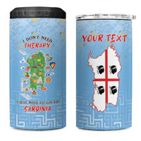 Personalized Italy Sardinia 4 in 1 Can Cooler Tumbler I Don't Need Therapy - Wonder Print Shop