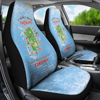 Italy Sardinia Car Seat Cover I Don't Need Therapy - Wonder Print Shop