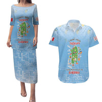 Personalized Italy Sardinia Couples Matching Puletasi and Hawaiian Shirt I Don't Need Therapy - Wonder Print Shop