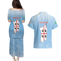Personalized Italy Sardinia Couples Matching Puletasi and Hawaiian Shirt I Don't Need Therapy - Wonder Print Shop