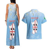 Personalized Italy Sardinia Couples Matching Tank Maxi Dress and Hawaiian Shirt I Don't Need Therapy - Wonder Print Shop