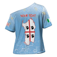 Personalized Italy Sardinia Cross Shoulder Shirt I Don't Need Therapy - Wonder Print Shop