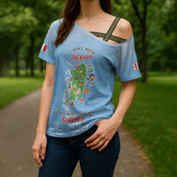 Personalized Italy Sardinia Cross Shoulder Shirt I Don't Need Therapy - Wonder Print Shop