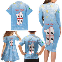 Personalized Italy Sardinia Family Matching Long Sleeve Bodycon Dress and Hawaiian Shirt I Don't Need Therapy - Wonder Print Shop