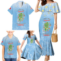 Personalized Italy Sardinia Family Matching Mermaid Dress and Hawaiian Shirt I Don't Need Therapy - Wonder Print Shop