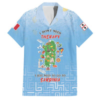 Personalized Italy Sardinia Family Matching Off The Shoulder Long Sleeve Dress and Hawaiian Shirt I Don't Need Therapy - Wonder Print Shop
