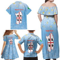 Personalized Italy Sardinia Family Matching Off Shoulder Maxi Dress and Hawaiian Shirt I Don't Need Therapy - Wonder Print Shop