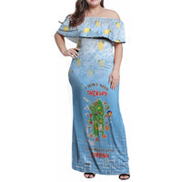 Personalized Italy Sardinia Family Matching Off Shoulder Maxi Dress and Hawaiian Shirt I Don't Need Therapy - Wonder Print Shop