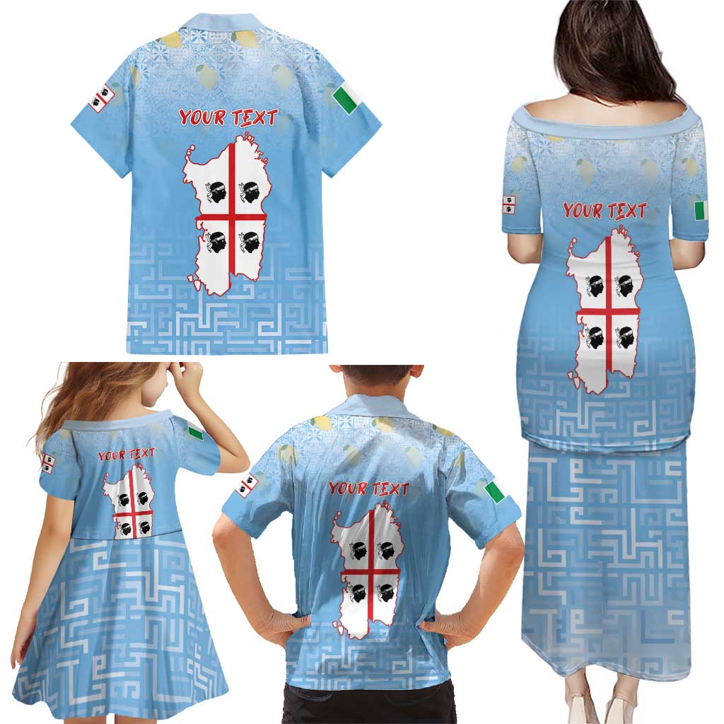 Personalized Italy Sardinia Family Matching Puletasi and Hawaiian Shirt I Don't Need Therapy - Wonder Print Shop