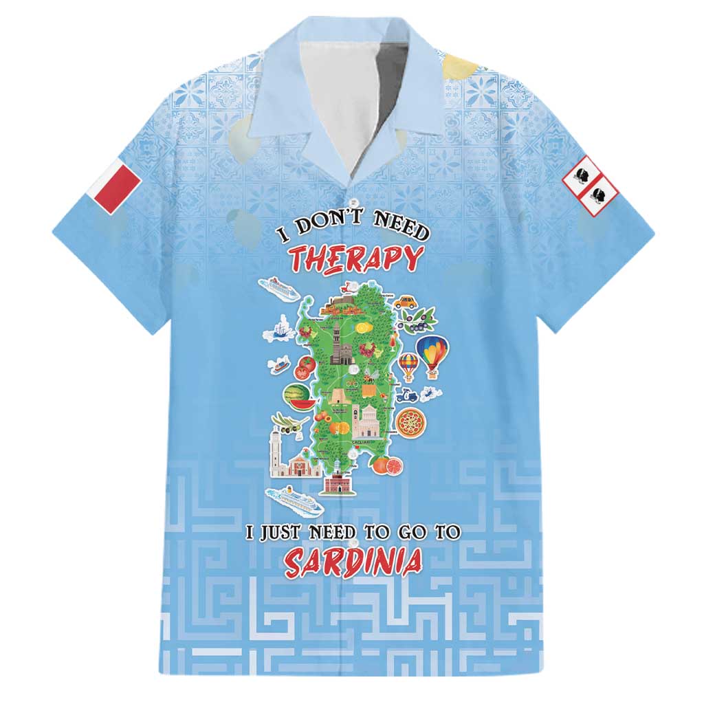 Personalized Italy Sardinia Family Matching Puletasi and Hawaiian Shirt I Don't Need Therapy - Wonder Print Shop