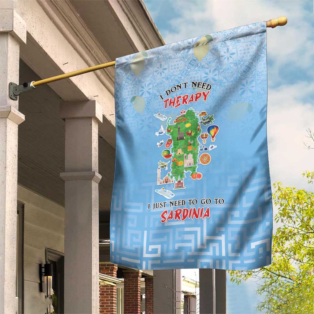 Italy Sardinia Garden Flag I Don't Need Therapy - Wonder Print Shop