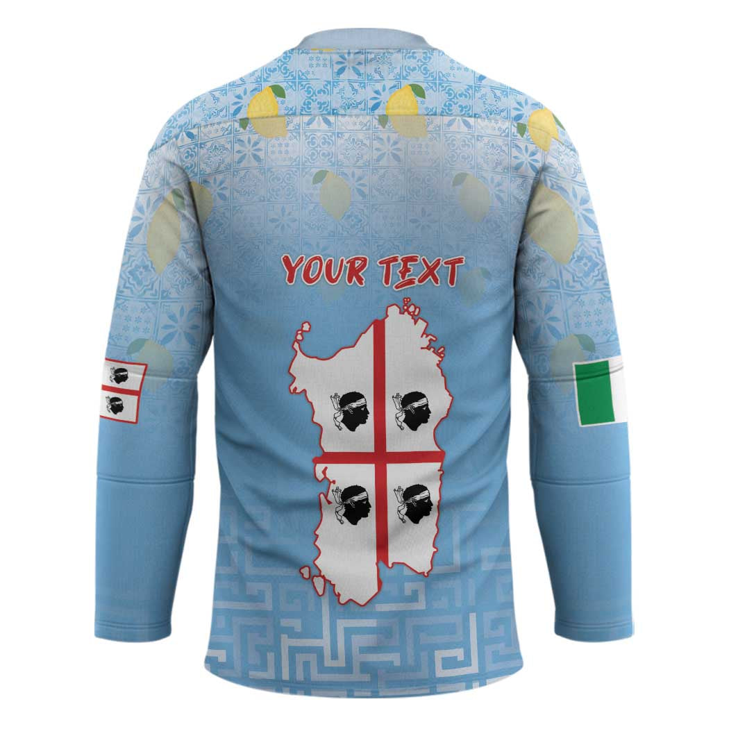 Personalized Italy Sardinia Hockey Jersey I Don't Need Therapy - Wonder Print Shop