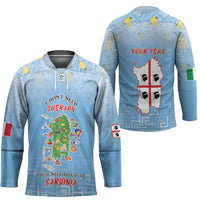 Personalized Italy Sardinia Hockey Jersey I Don't Need Therapy - Wonder Print Shop