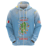 Personalized Italy Sardinia Hoodie I Don't Need Therapy - Wonder Print Shop