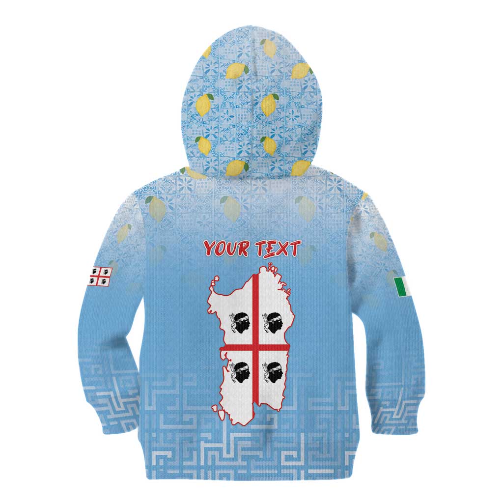 Personalized Italy Sardinia Kid Hoodie I Don't Need Therapy - Wonder Print Shop