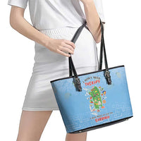 Italy Sardinia Leather Tote Bag I Don't Need Therapy - Wonder Print Shop