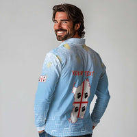 Personalized Italy Sardinia Long Sleeve Polo Shirt I Don't Need Therapy - Wonder Print Shop