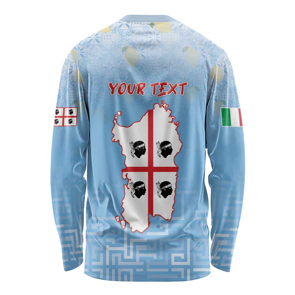 Personalized Italy Sardinia Long Sleeve Shirt I Don't Need Therapy - Wonder Print Shop