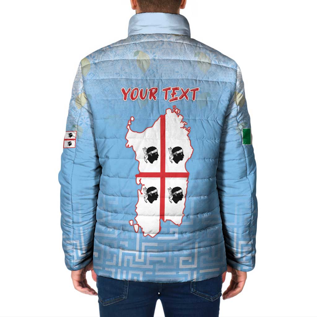 Personalized Italy Sardinia Padded Jacket I Don't Need Therapy - Wonder Print Shop