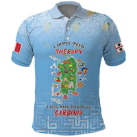 Personalized Italy Sardinia Polo Shirt I Don't Need Therapy - Wonder Print Shop