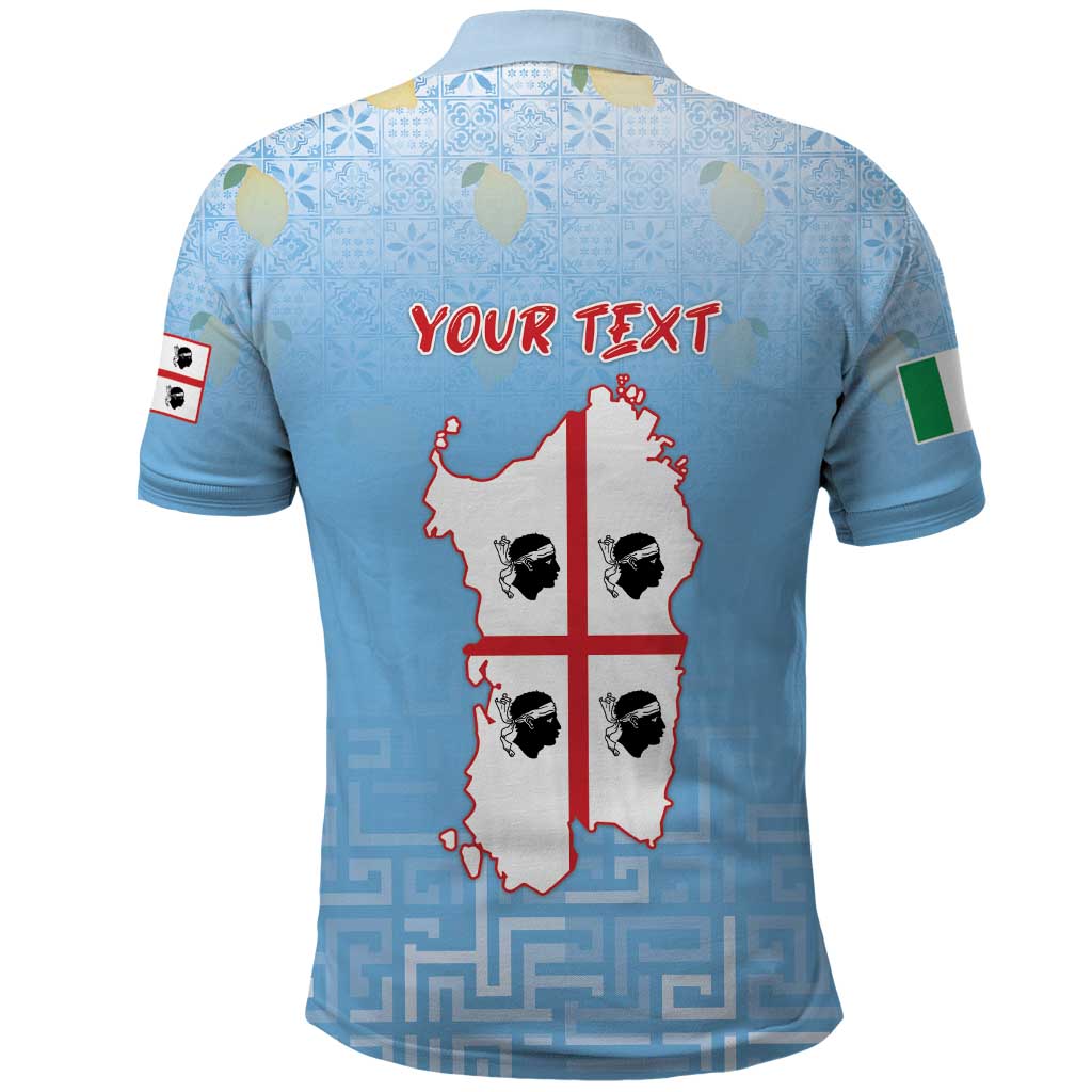 Personalized Italy Sardinia Polo Shirt I Don't Need Therapy - Wonder Print Shop