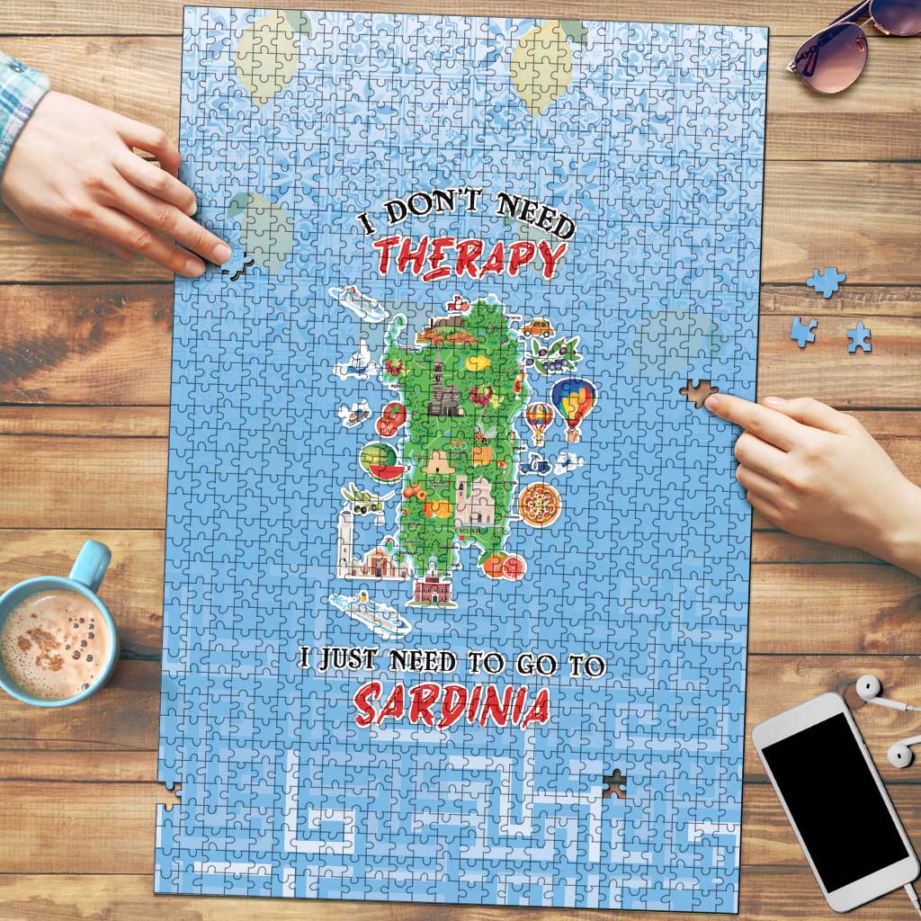 Italy Sardinia Puzzle I Don't Need Therapy - Wonder Print Shop