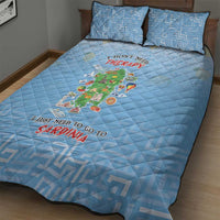 Italy Sardinia Quilt Bed Set I Don't Need Therapy - Wonder Print Shop