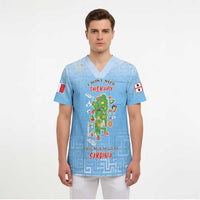 Personalized Italy Sardinia Scrub Top I Don't Need Therapy - Wonder Print Shop