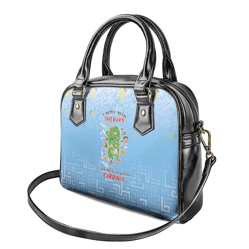 Italy Sardinia Shoulder Handbag I Don't Need Therapy - Wonder Print Shop