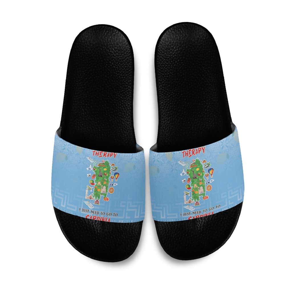 Italy Sardinia Slide Sandals I Don't Need Therapy - Wonder Print Shop