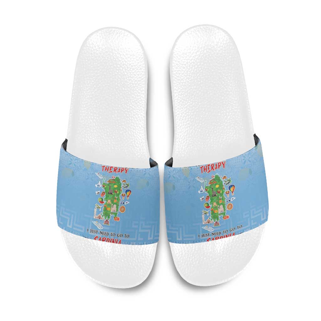 Italy Sardinia Slide Sandals I Don't Need Therapy - Wonder Print Shop