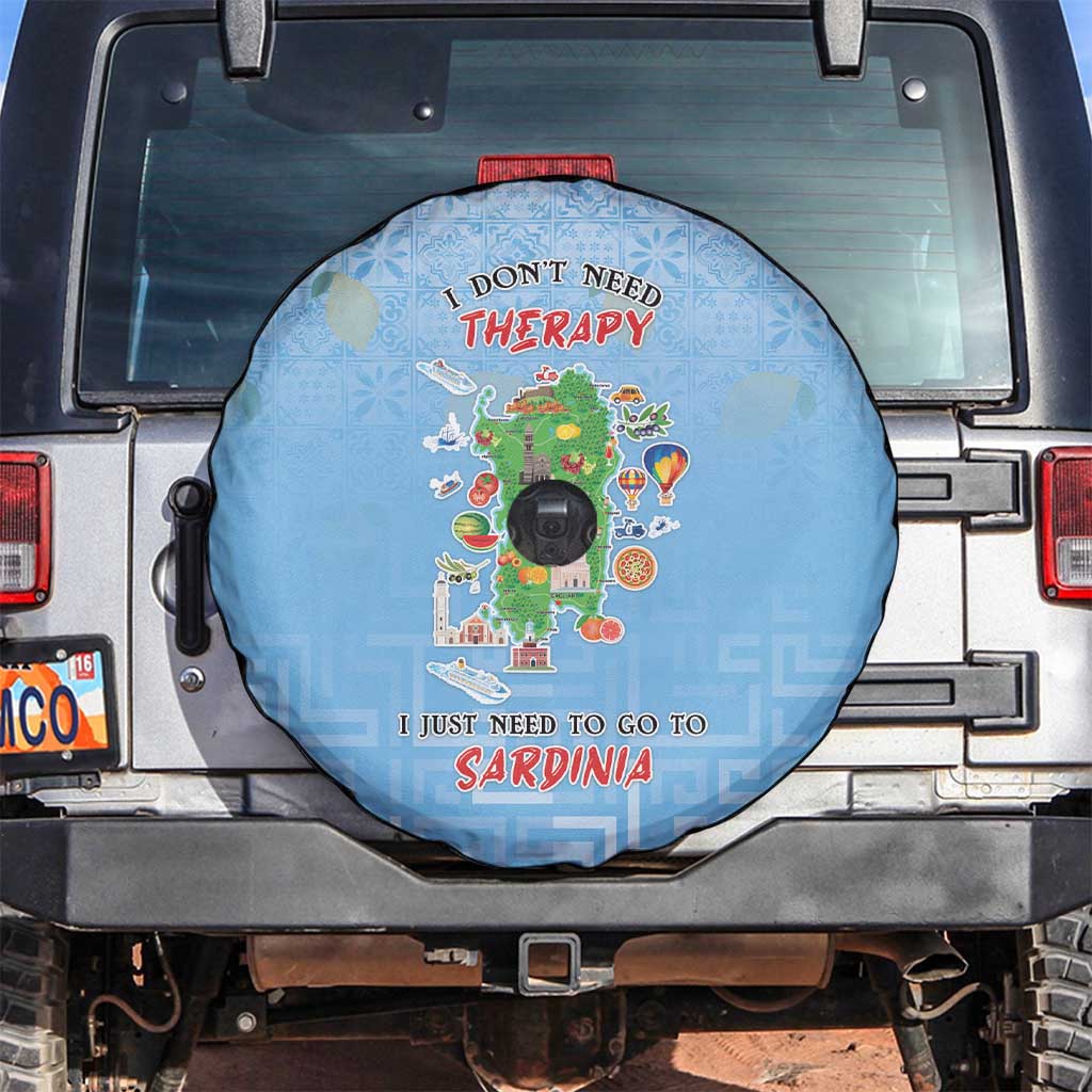 Italy Sardinia Spare Tire Cover I Don't Need Therapy - Wonder Print Shop