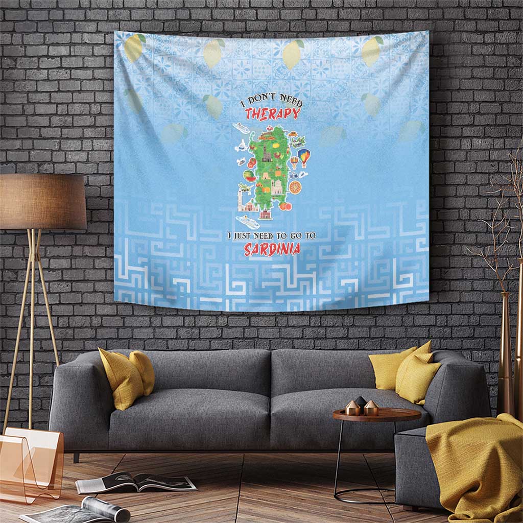 Italy Sardinia Tapestry I Don't Need Therapy - Wonder Print Shop