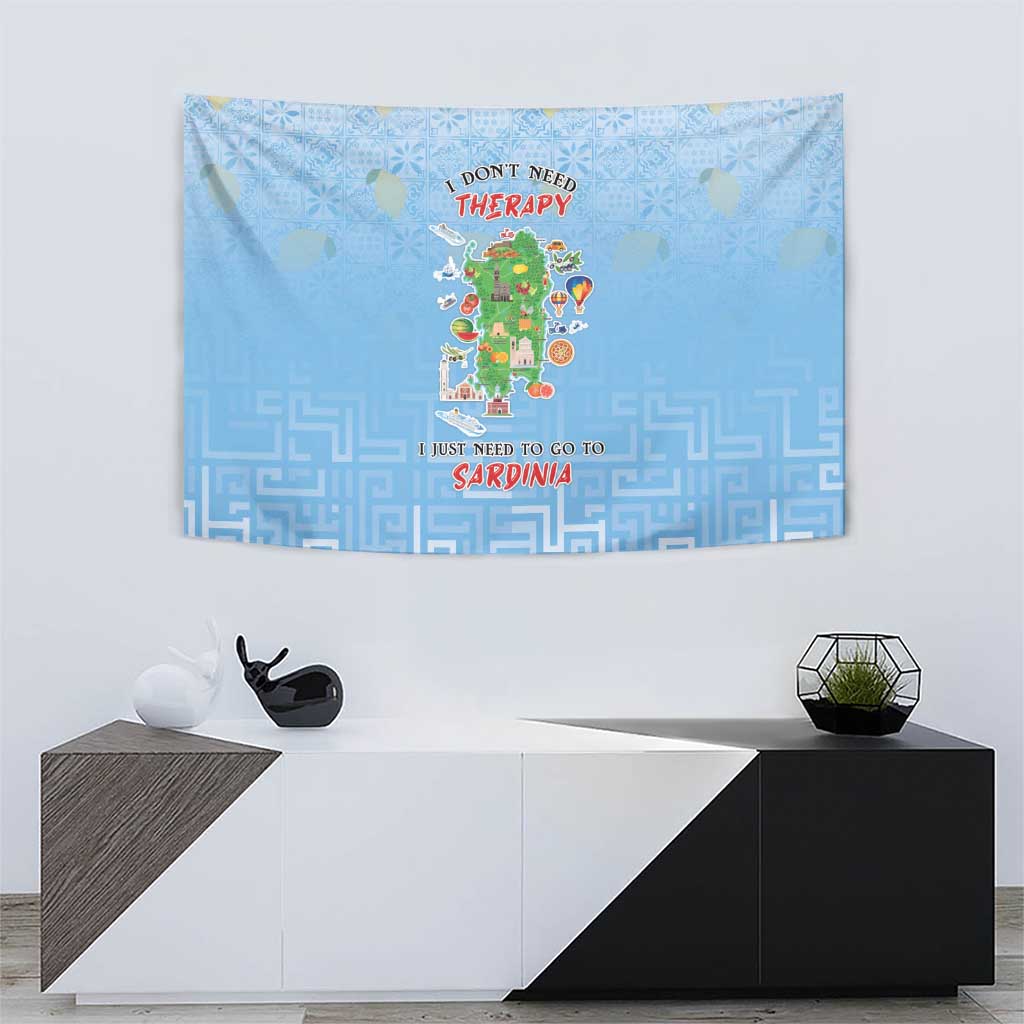 Italy Sardinia Tapestry I Don't Need Therapy - Wonder Print Shop