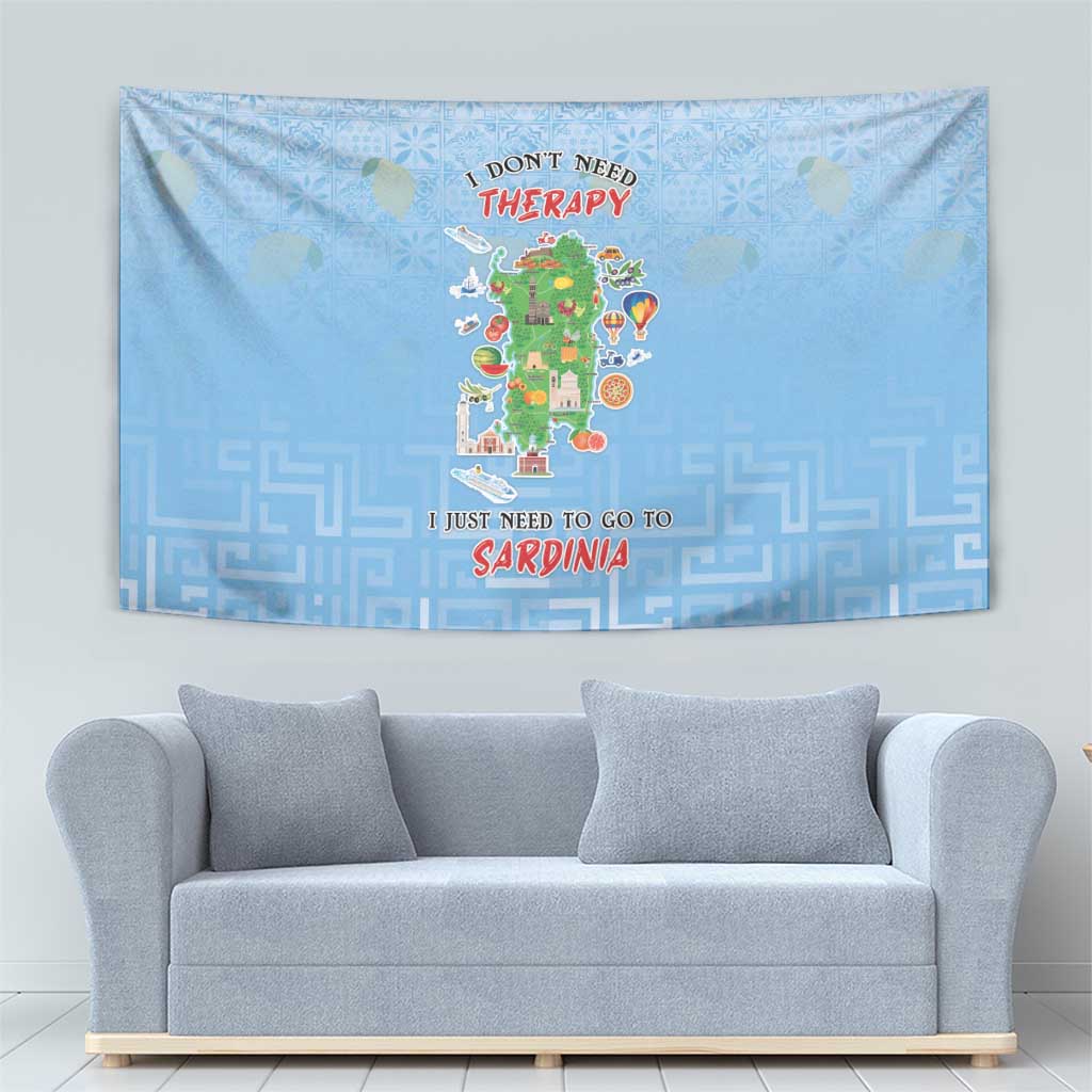Italy Sardinia Tapestry I Don't Need Therapy - Wonder Print Shop