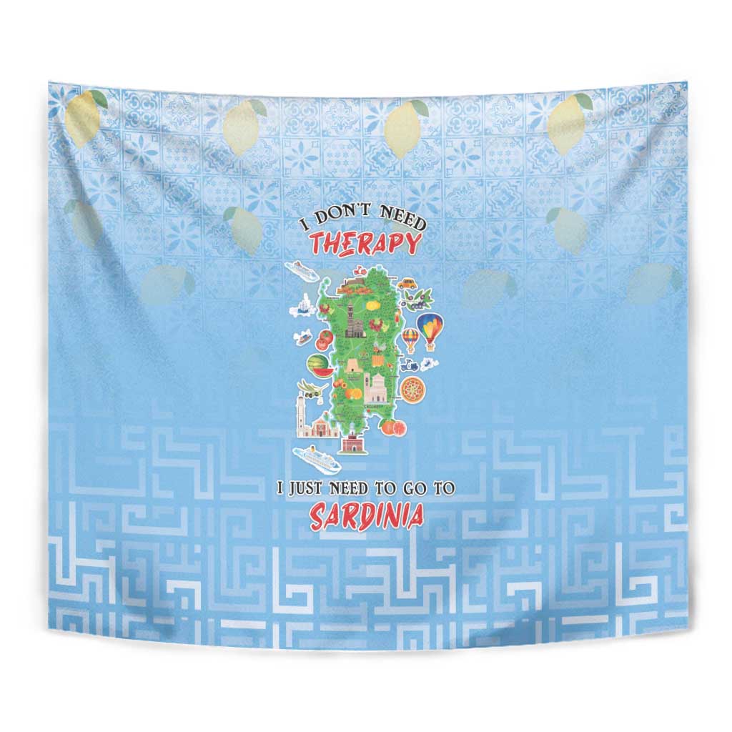 Italy Sardinia Tapestry I Don't Need Therapy - Wonder Print Shop
