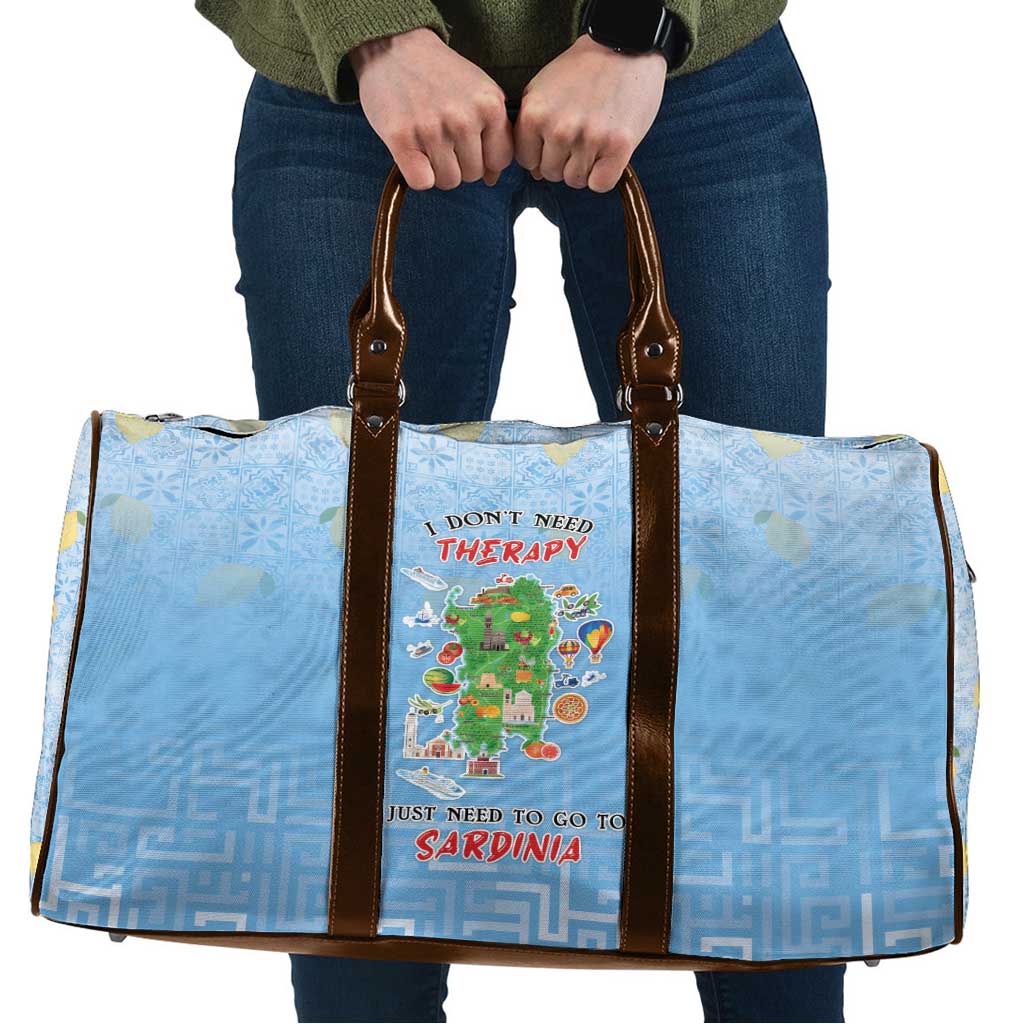 Italy Sardinia Travel Bag I Don't Need Therapy - Wonder Print Shop