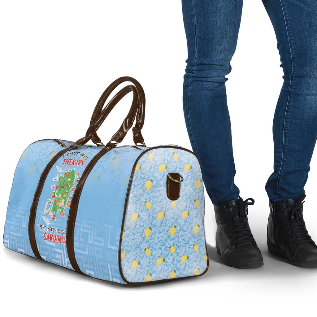 Italy Sardinia Travel Bag I Don't Need Therapy - Wonder Print Shop