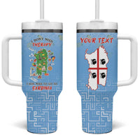 Personalized Italy Sardinia Tumbler With Handle I Don't Need Therapy - Wonder Print Shop