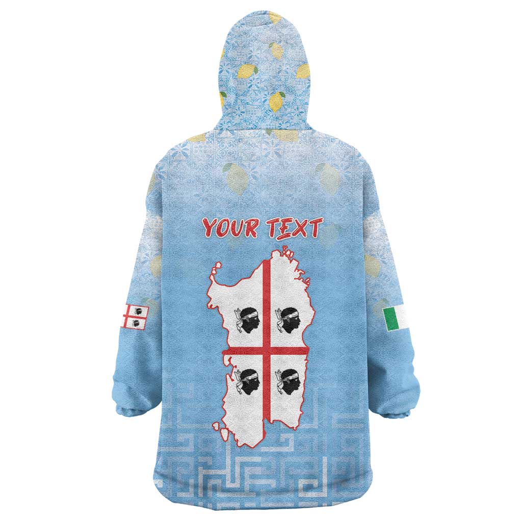 Personalized Italy Sardinia Wearable Blanket Hoodie I Don't Need Therapy - Wonder Print Shop