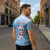 Personalized Italy Sardinia Zipper Polo Shirt I Don't Need Therapy - Wonder Print Shop