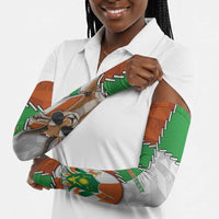 Personalized Niger Arm Sleeves Dama Gazelle Waving Flag Funny Style