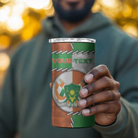 Personalized Niger 4 in 1 Can Cooler Tumbler Dama Gazelle Waving Flag Funny Style