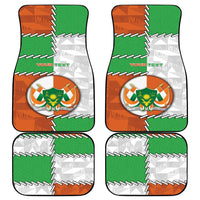 Personalized Niger Car Mats Dama Gazelle Waving Flag Funny Style