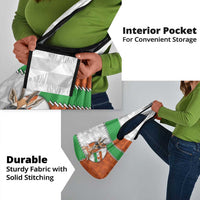 Niger Grocery Bag Dama Gazelle Waving Flag Funny Style