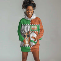 Personalized Niger Hoodie Dress Dama Gazelle Waving Flag Funny Style