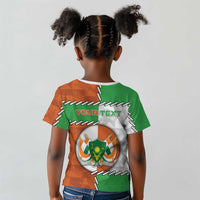 Personalized Niger Kid T shirt Dama Gazelle Waving Flag Funny Style