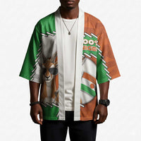 Personalized Niger Kimono Dama Gazelle Waving Flag Funny Style